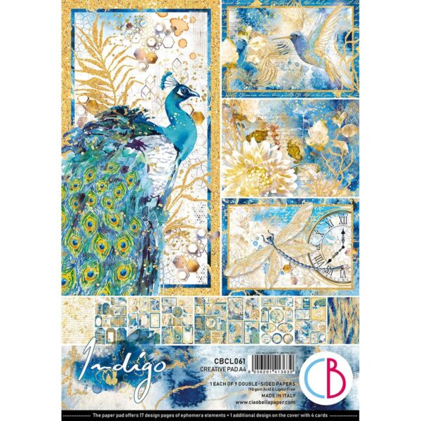 Ciao Bella A4 Creative Pad Indigo