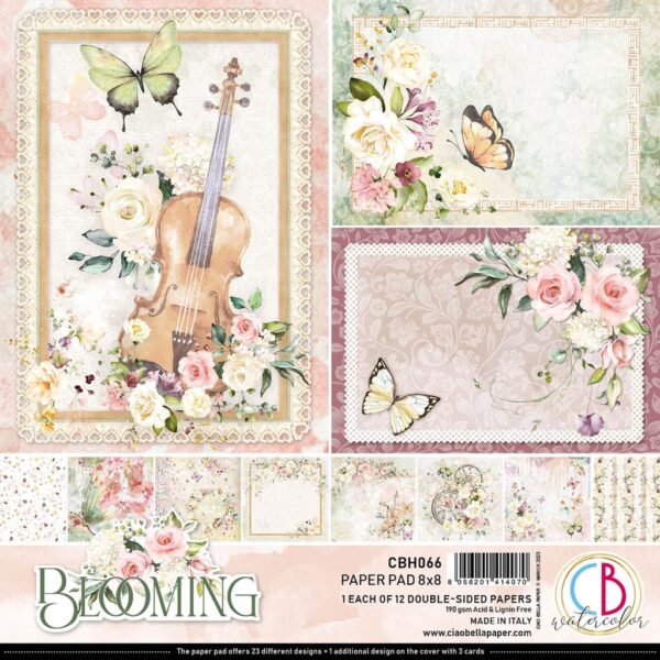 Ciao Bella Blooming 8" x 8" Paper Pad