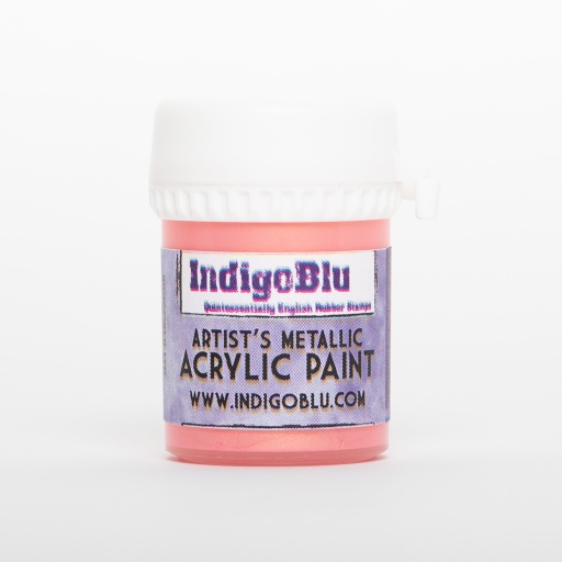 Artists Metallic Acrylic Paint - Pink Gin