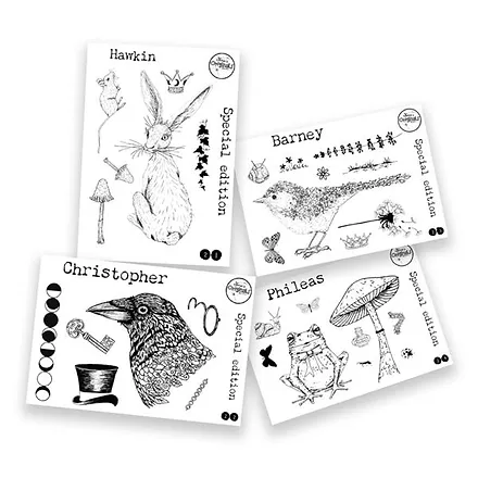 Special edition A6 stamp sets, 4 to choose from