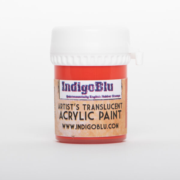 Artists Translucent Acrylic Paint - Red Hot Chilli